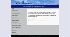 Desktop Screenshot of coxorthotics.com